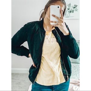 Old Navy Black Bomber Jacket